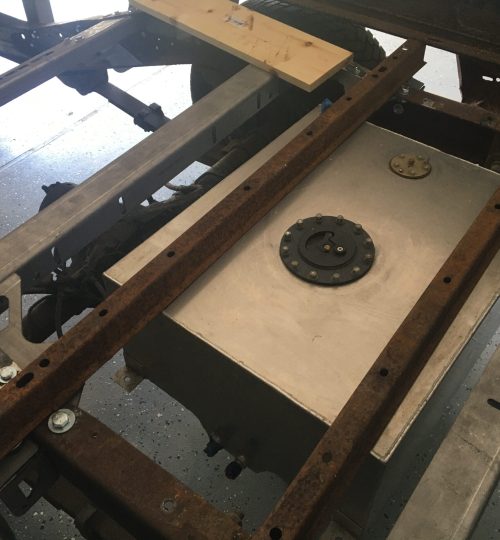 20-gallon fuel cell mocked up