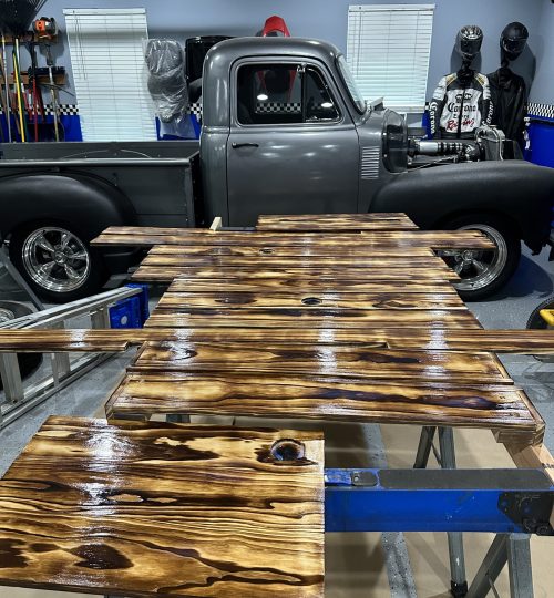 Final coat of clear